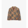 Cardigan din lână cu model în carouri Cardigan din lână cu model în carouri