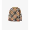 Cardigan din lână cu model în carouri Cardigan din lână cu model în carouri