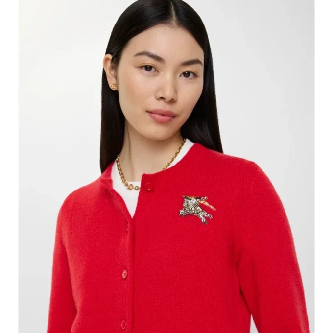 Cardigan din lână și cașmir Cardigan din lână și cașmir