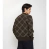 Cardigan din lână și cașmir cu model în carouri