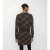 Cardigan din lână și cașmir cu model în carouri