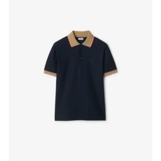 cm polo din bumbac cu logo pe guler 1 3 330x330 - Cămășă polo din bumbac cu logo pe guler