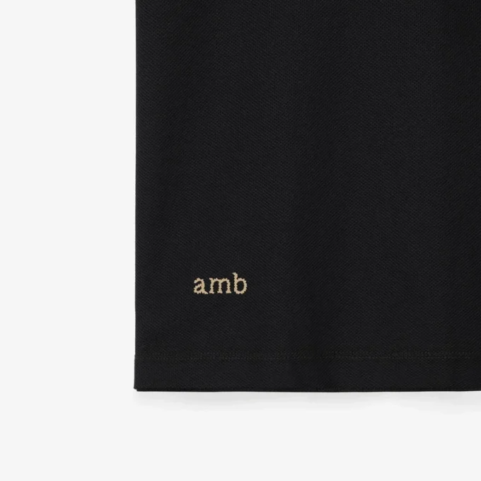 Cămășă polo din bumbac cu logo pe guler Cămășă polo din bumbac cu logo pe guler