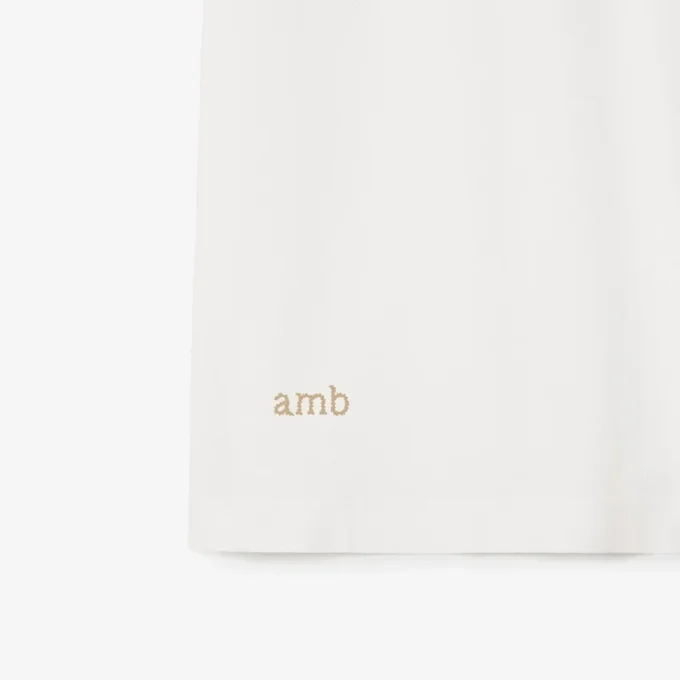 Cămășă polo din bumbac cu logo pe guler