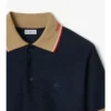 Cămășă polo din bumbac cu logo pe guler Cămășă polo din bumbac cu logo pe guler