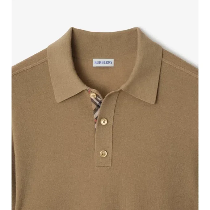 Cămășă polo din lână