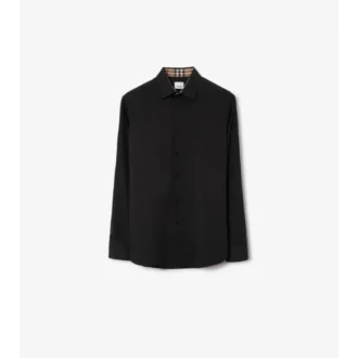 Cămașă din bumbac elastic, croială slim