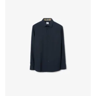 Cămașă din bumbac elastic, croială slim