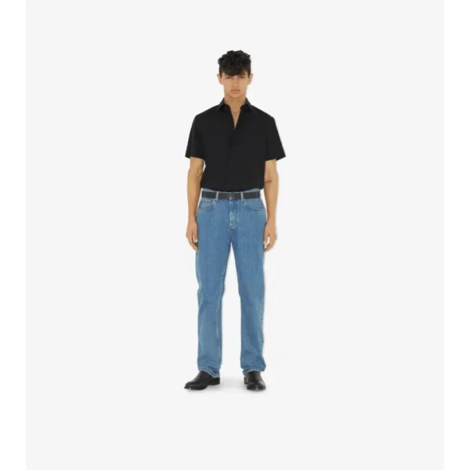 Cămașă din bumbac elastic, croială slim Cămașă din bumbac elastic, croială slim