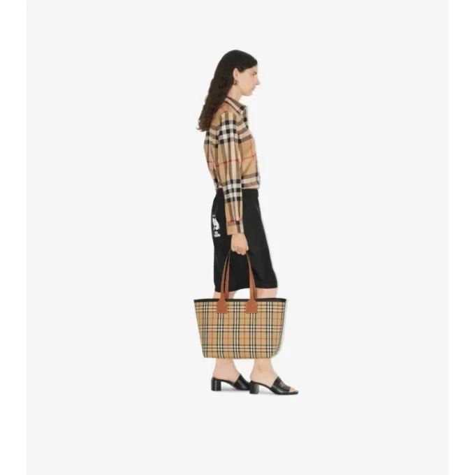 Cămașă din bumbac elastic cu model în carouri Cămașă din bumbac elastic cu model în carouri
