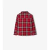 Cămașă din flanel de bumbac cu imprimeu în carouri Cămașă din flanel de bumbac cu imprimeu în carouri