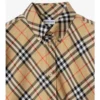 Cămașă din flanel de bumbac cu imprimeu în carouri, croială lejeră Cămașă din flanel de bumbac cu imprimeu în carouri, croială lejeră