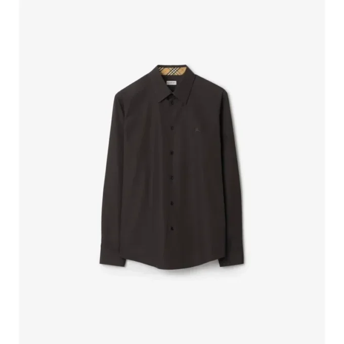Cămașă din poplin de bumbac cu croială regular Cămașă din poplin de bumbac cu croială regular