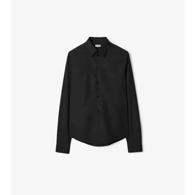 Cămașă din poplin de bumbac cu croială regular Cămașă din poplin de bumbac cu croială regular