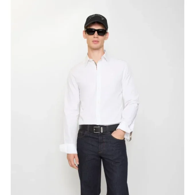 Cămașă din poplin de bumbac cu croială regular Cămașă din poplin de bumbac cu croială regular