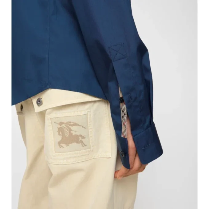 Cămașă din poplin de bumbac cu croială regular Cămașă din poplin de bumbac cu croială regular