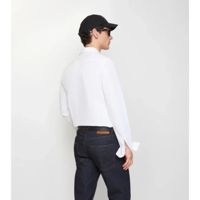 Cămașă din poplin de bumbac cu croială regular Cămașă din poplin de bumbac cu croială regular