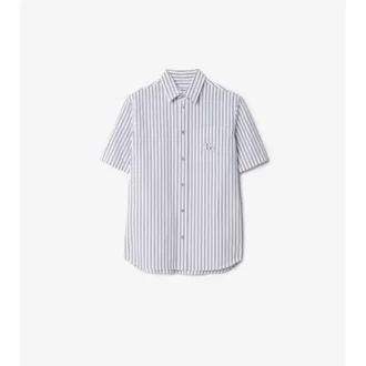 Cămașă din poplin de bumbac cu dungi