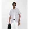 Cămașă din poplin de bumbac cu dungi Cămașă din poplin de bumbac cu dungi