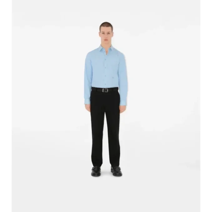 Cămașă formală din poplin de bumbac, croială slim Cămașă formală din poplin de bumbac, croială slim