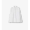 Cămașă oversized din poplin de bumbac Cămașă oversized din poplin de bumbac