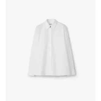 Cămașă oversized din poplin de bumbac