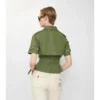 Cămașă scurtă din poplin de bumbac Cămașă scurtă din poplin de bumbac