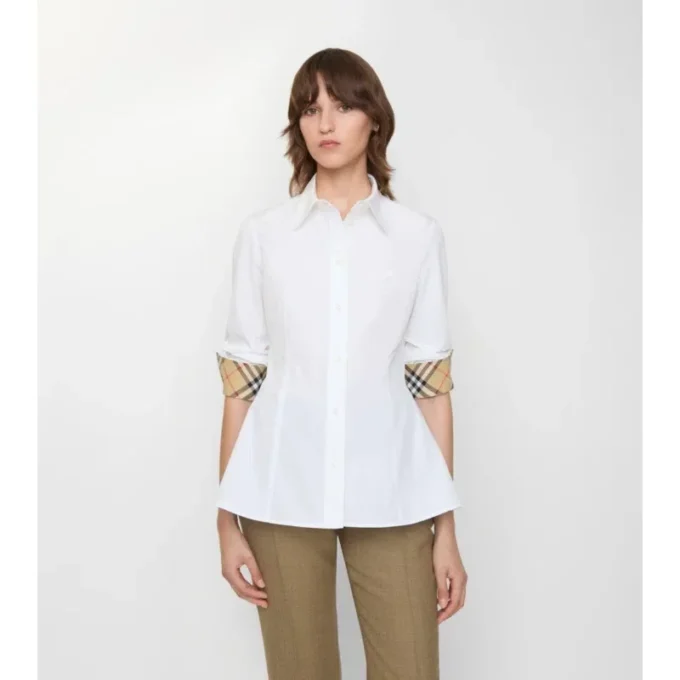 Cămașă slim fit din poplin de bumbac Cămașă slim fit din poplin de bumbac