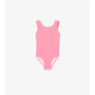Costum de baie cu bordură în carouri