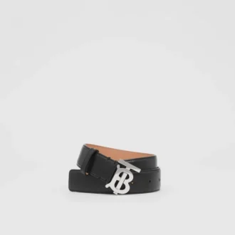 Curea din piele cu motiv monogramă