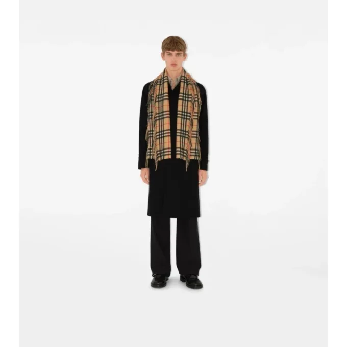 Eșarfă Check Cashmere Happy Eșarfă Check Cashmere Happy