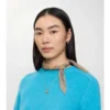 Eșarfă din șifon de mătase cu imprimeu în carouri Eșarfă din șifon de mătase cu imprimeu în carouri