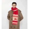 Eșarfă din lână cu dungi EKD Eșarfă din lână cu dungi EKD