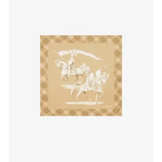 Eșarfă din mătase Archive Knight