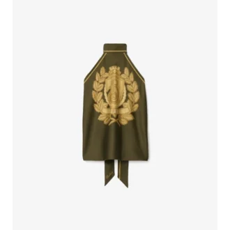Eșarfă din mătase cu blazon B, topuri