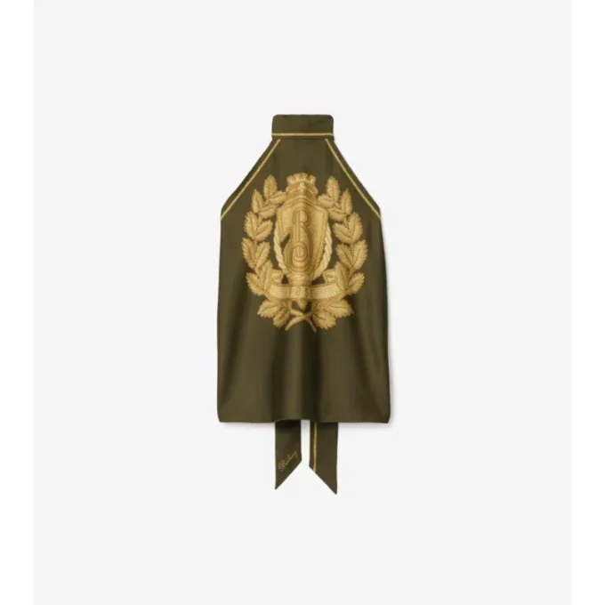 Eșarfă din mătase cu blazon B, topuri