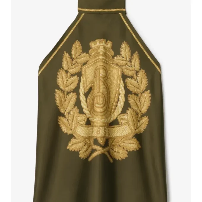 Eșarfă din mătase cu blazon B, topuri