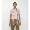 Eșarfă din mătase cu imprimeu în carouri, model skinny Eșarfă din mătase cu imprimeu în carouri, model skinny