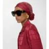 Eșarfă din mătase cu model Crystal EKD Check
