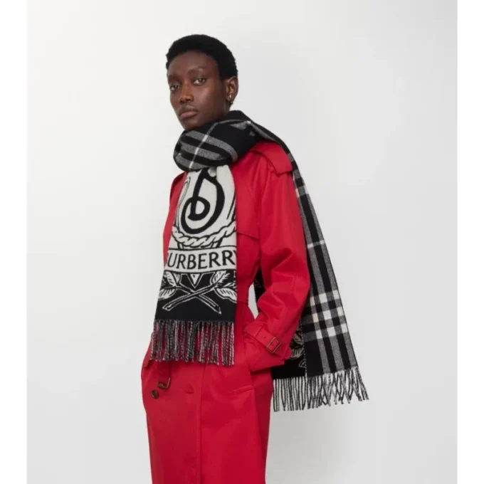 Eșarfă largă reversibilă Stormy Knight Eșarfă largă reversibilă Stormy Knight
