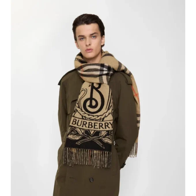 Eșarfă largă reversibilă Stormy Knight Eșarfă largă reversibilă Stormy Knight
