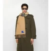 Eșarfă reversibilă din cașmir cu model EKD Check