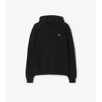 EKD Hoodie din bumbac cu broderie în cruciulițe