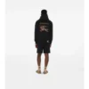 EKD Hoodie din bumbac cu broderie în cruciulițe EKD Hoodie din bumbac cu broderie în cruciulițe
