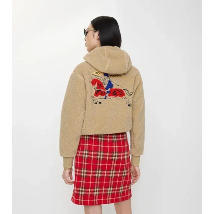 Fleece scurt din amestec de lână și cașmir EKD Fleece scurt din amestec de lână și cașmir EKD