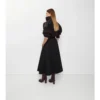 Fustă midi tip trench din gabardină Fustă midi tip trench din gabardină