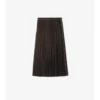 Fustă plisată din mătase cu model de floarea-soarelui Fustă plisată din mătase cu model de floarea-soarelui