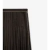 Fustă plisată din mătase cu model de floarea-soarelui Fustă plisată din mătase cu model de floarea-soarelui