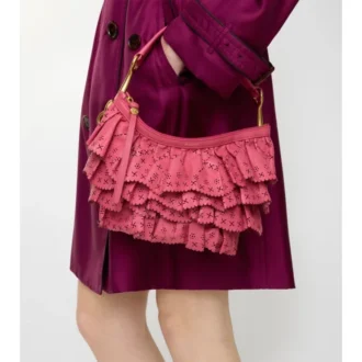 Geantă Mini Ruffle