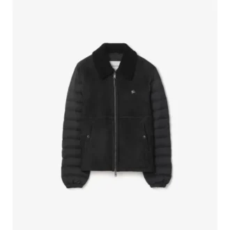 Gecă matlasată din nylon cu blană de oaie